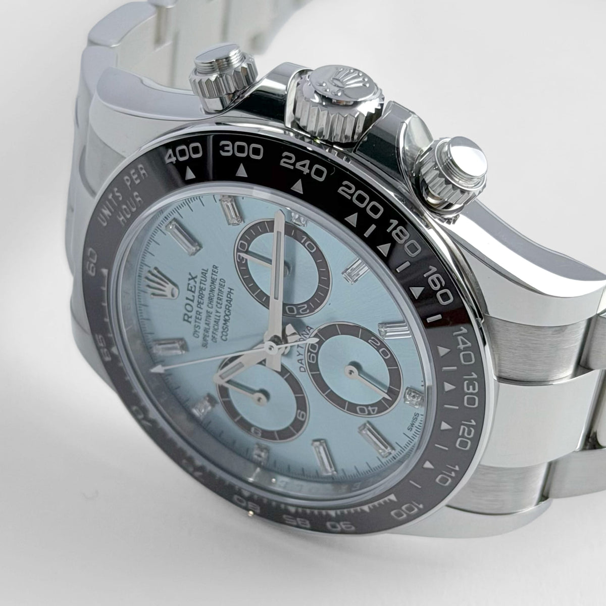 Rolex Daytona 126506 Platinum Ice Blue Diamond Baguette Dial (2026)