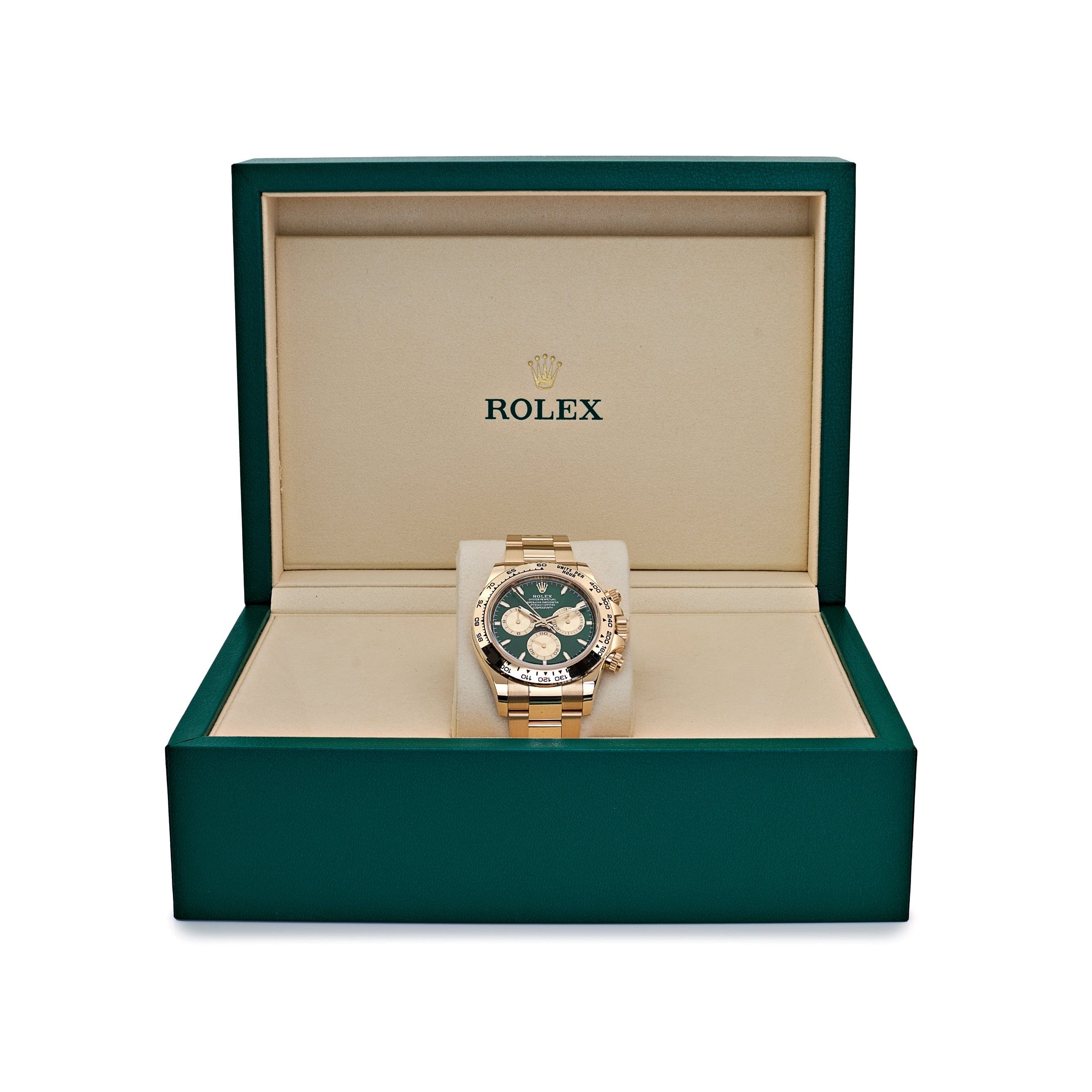 Rolex Daytona 126508 'John Mayer 2.0' Yellow Gold Bright Green and Golden Dial (2025)