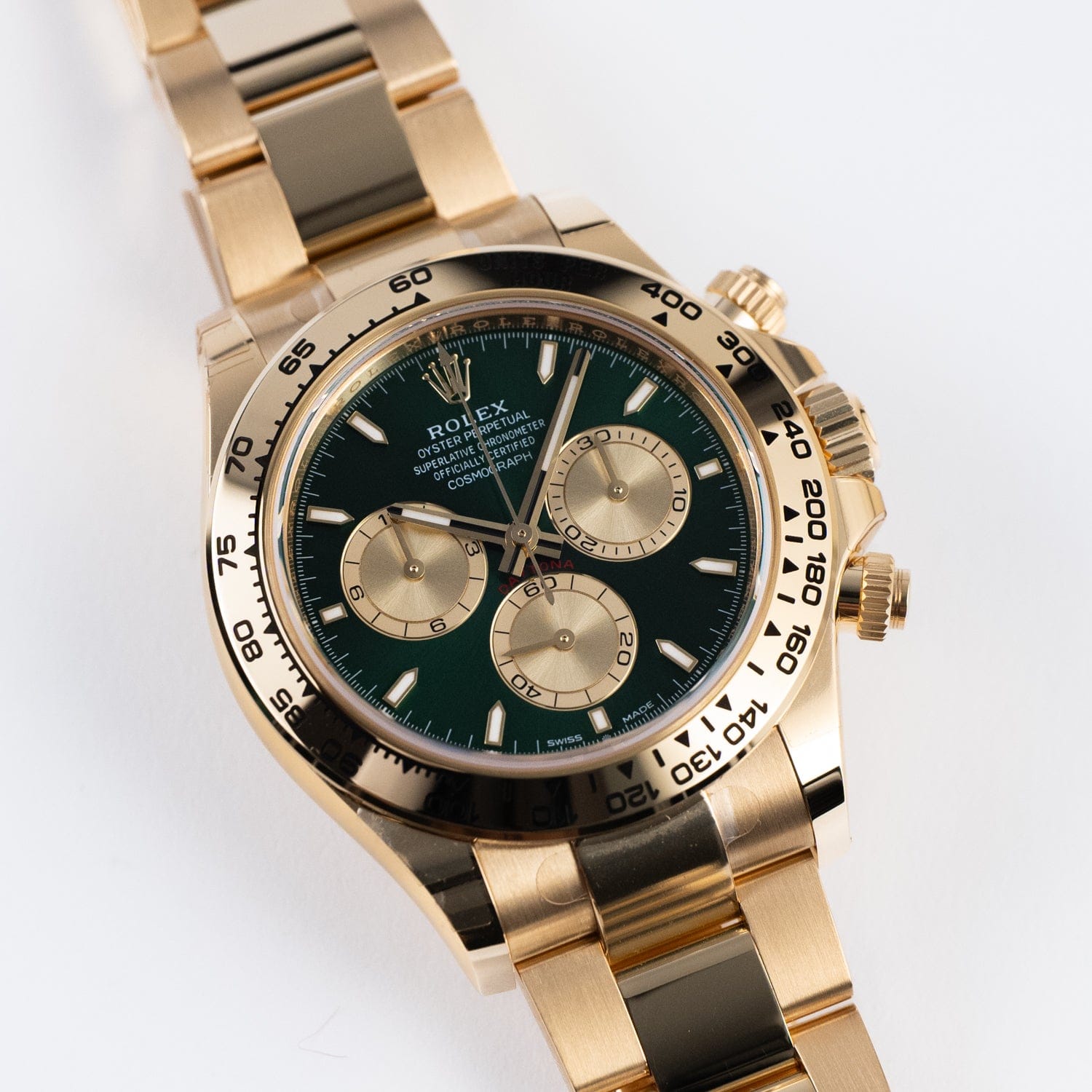 Rolex Daytona 126508 'John Mayer 2.0' Yellow Gold Bright Green and Golden Dial (2025)
