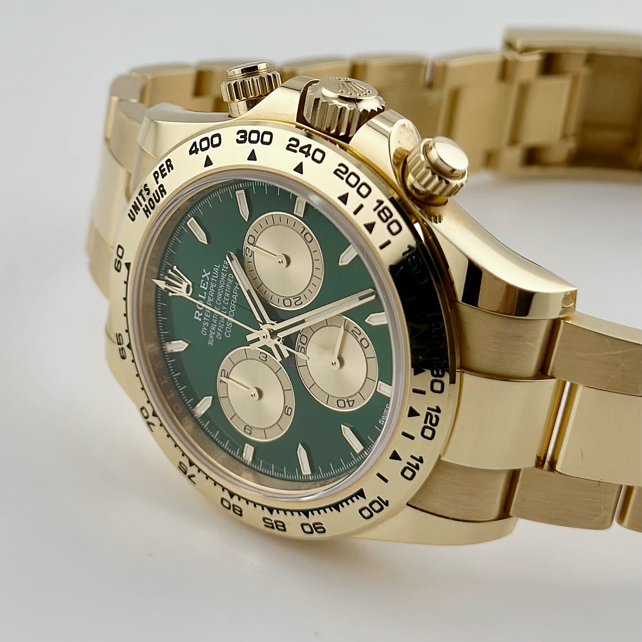 Rolex Daytona 126508 'John Mayer 2.0' Yellow Gold Bright Green and Golden Dial (2025)