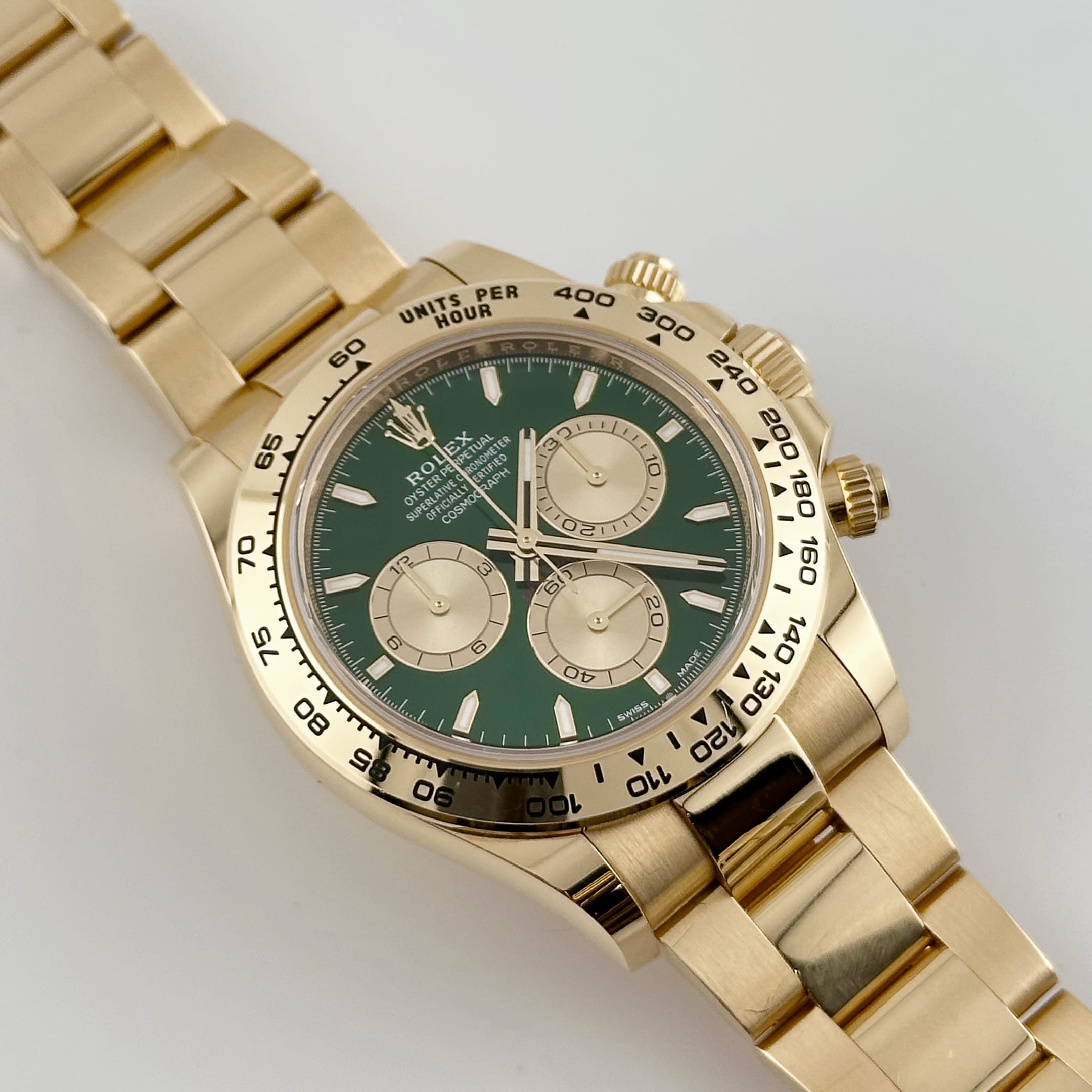 Rolex Daytona 126508 'John Mayer 2.0' Yellow Gold Bright Green and Golden Dial (2025)
