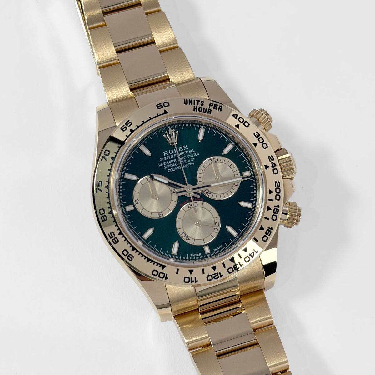 Rolex Daytona 126508 'John Mayer 2.0' Yellow Gold Bright Green and Golden Dial (2026)