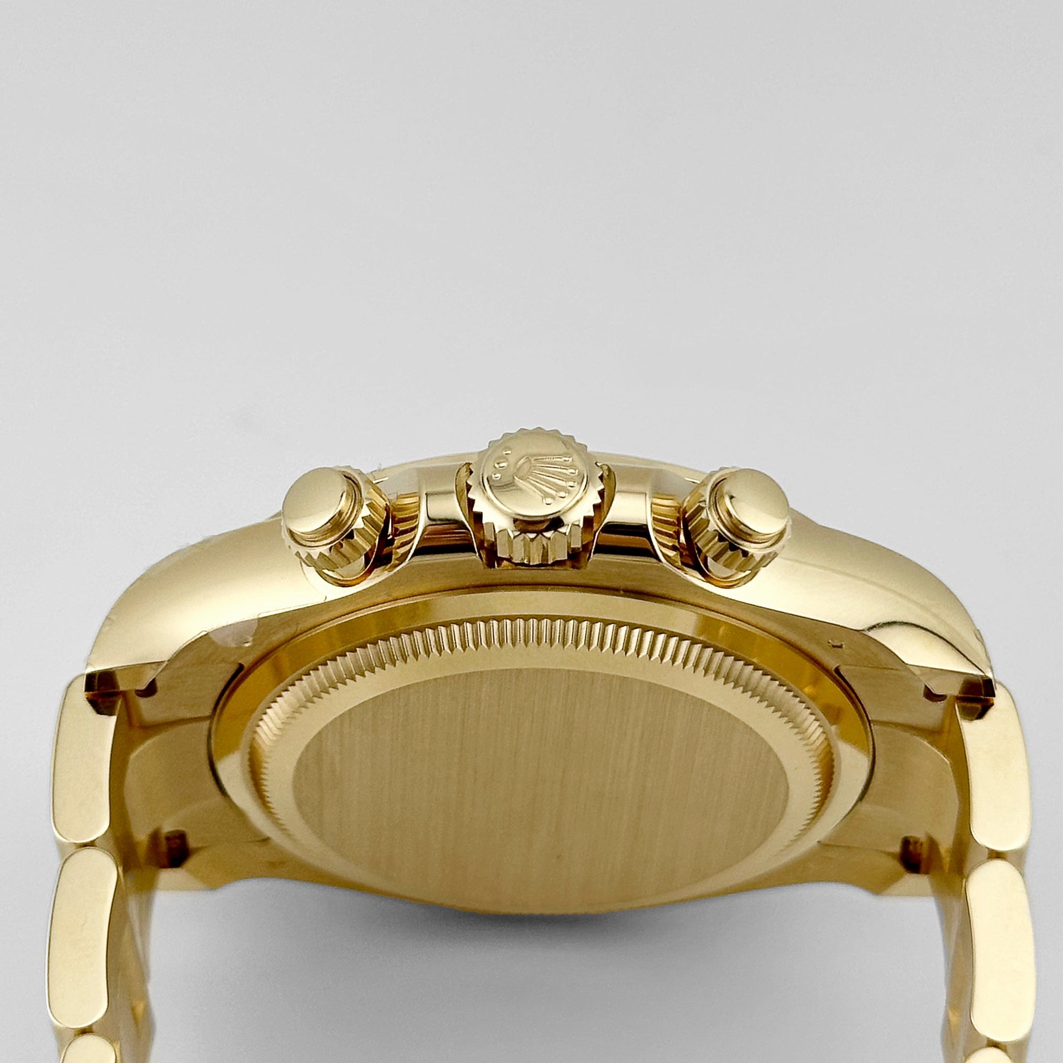 0218-08  pokoさま Rolex Rubber Yellow Gold Ceramic Daytona 126518ln-0008 Black