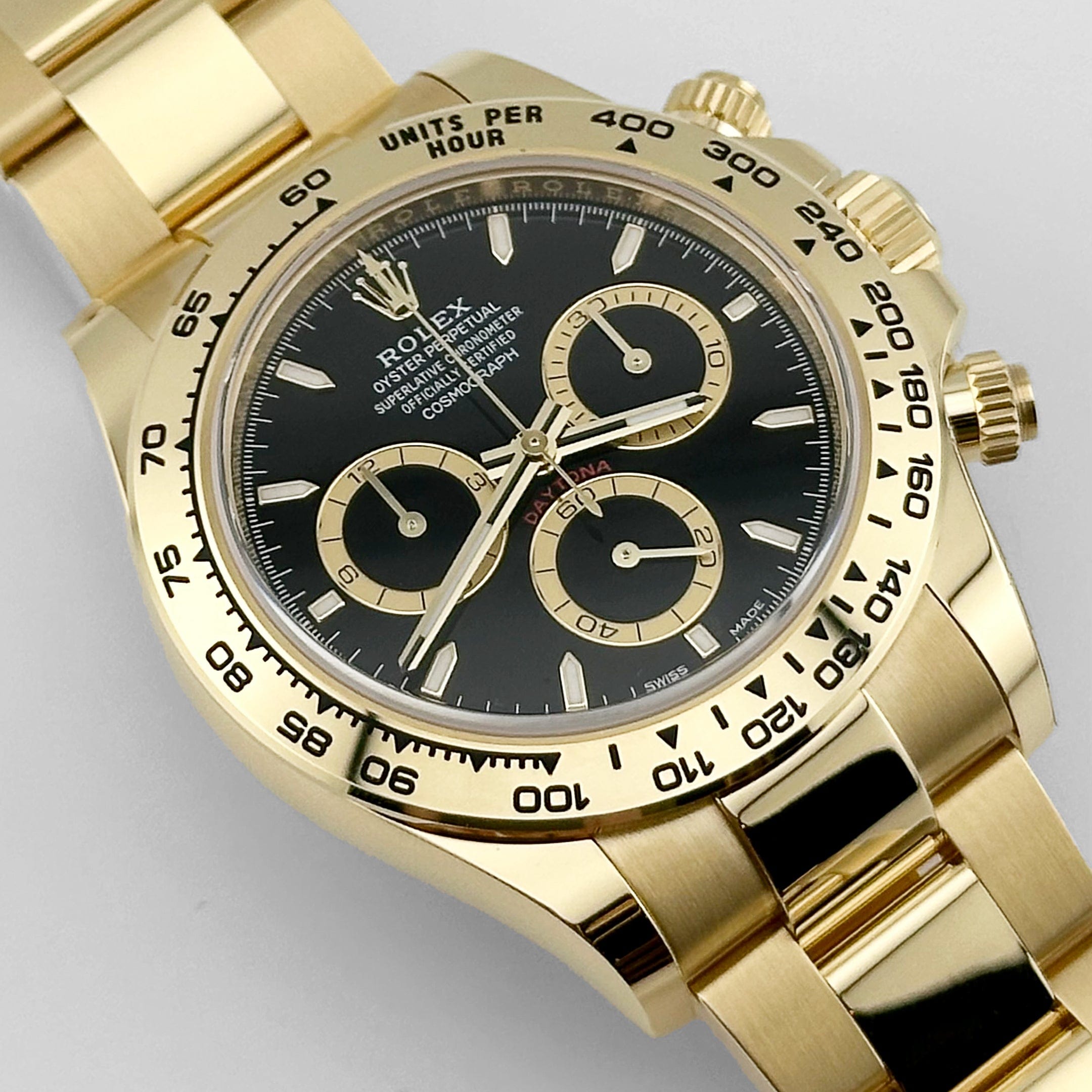 Rolex Daytona 126508 Yellow Gold Black Dial (2025) – Wrist Aficionado