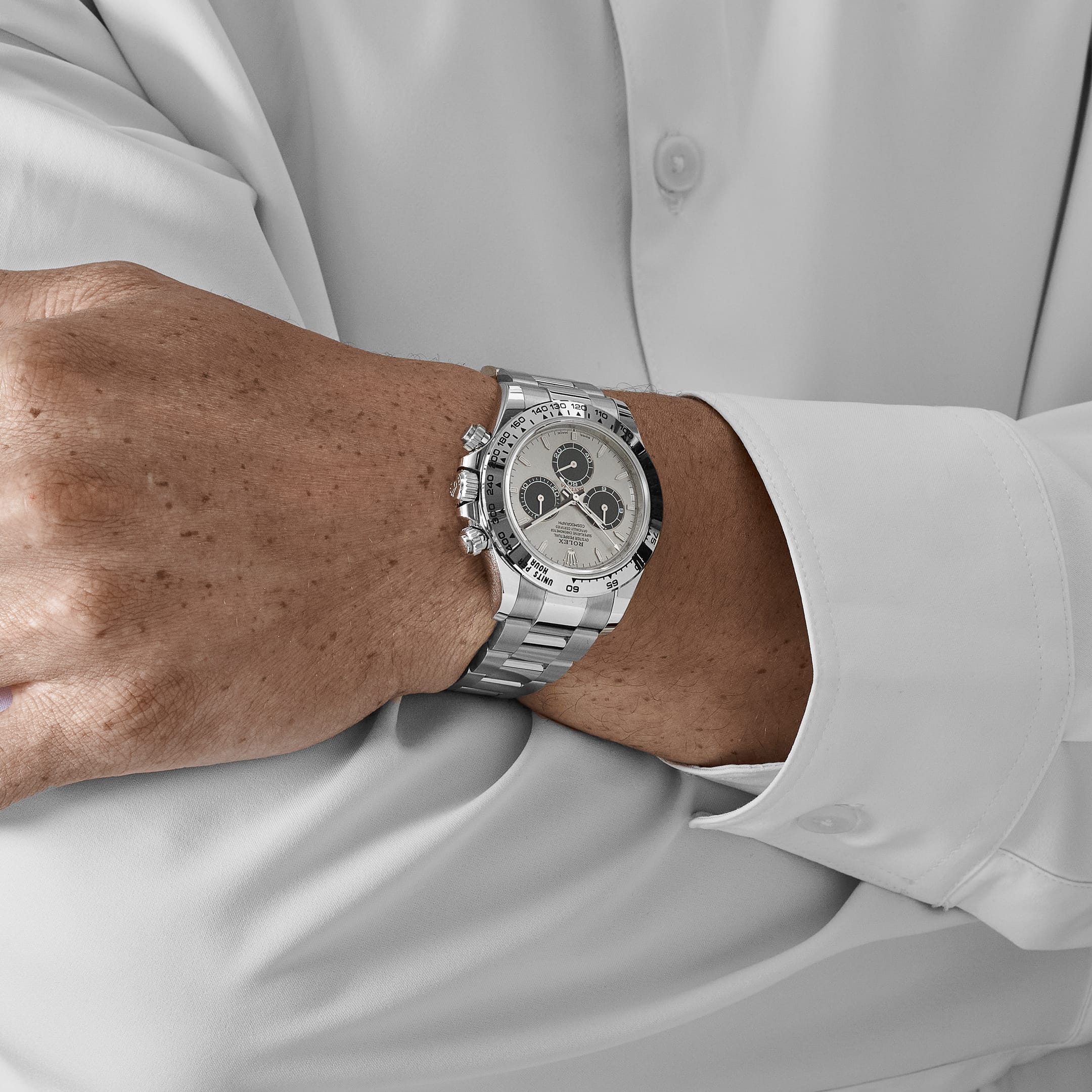 Rolex Daytona 126509 'Ghost' White Gold Silver Dial (2026) – Wrist