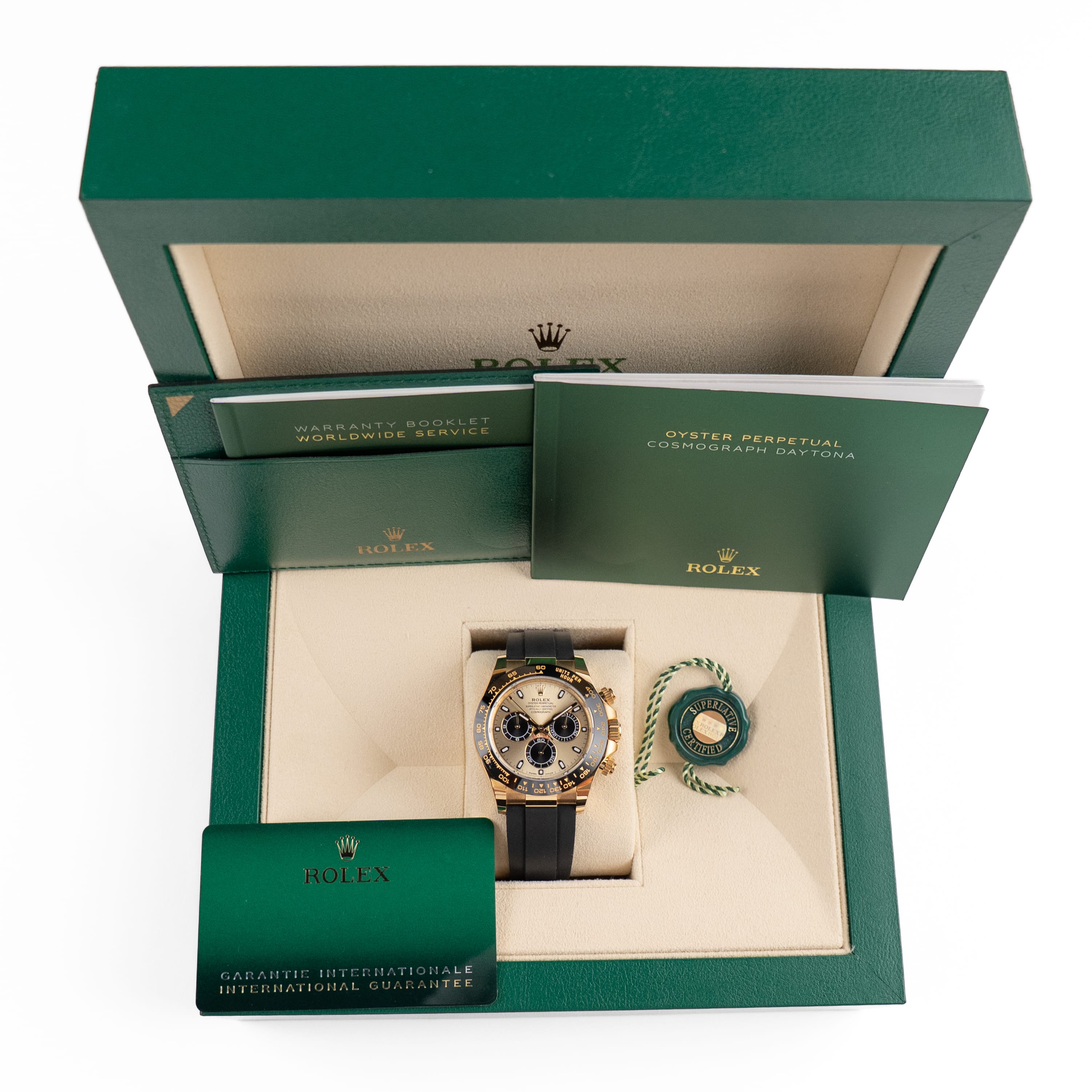 Rolex Daytona 126518LN 'Pikachu' Yellow Gold Champagne Black Dial (2020)