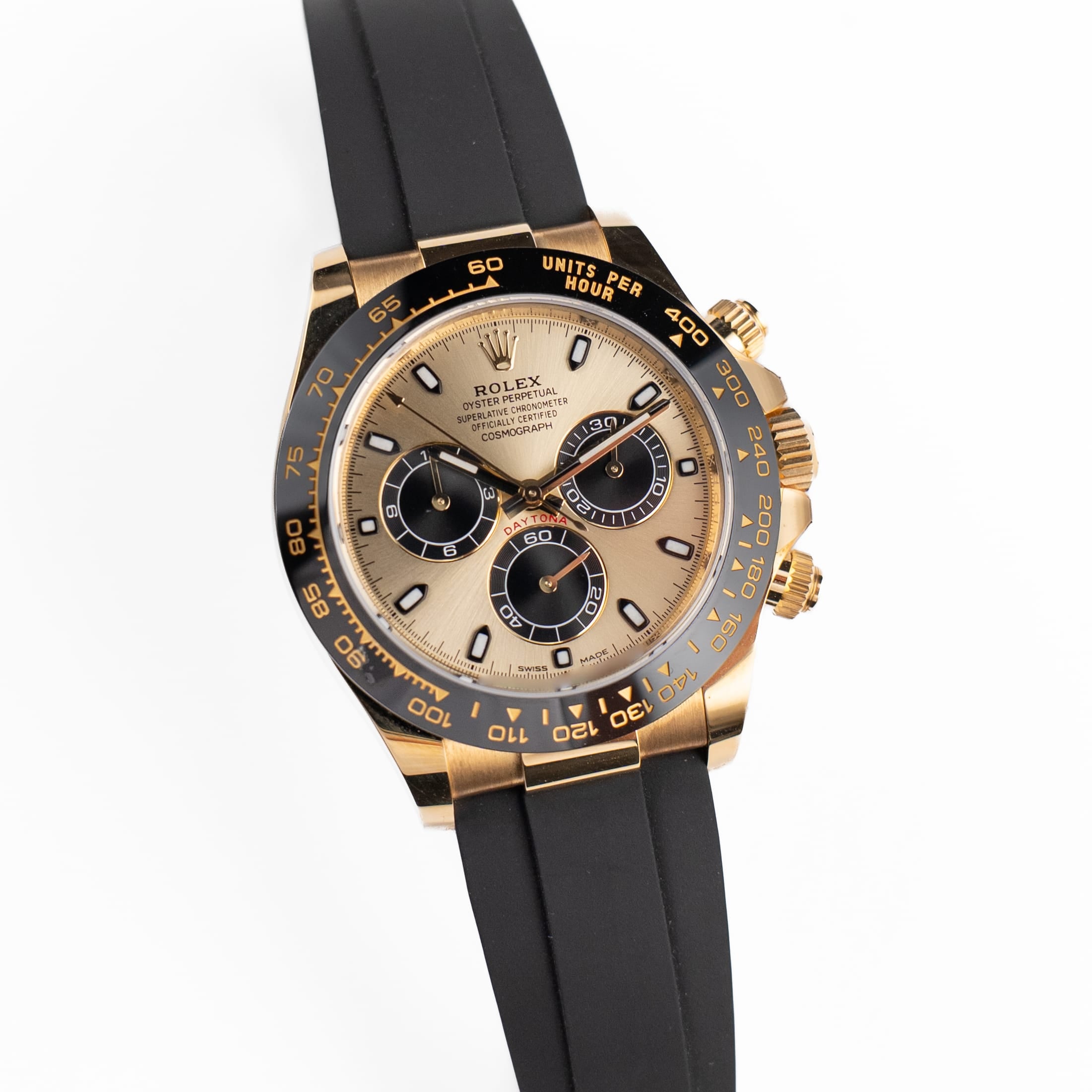 Rolex Daytona 126518LN 'Pikachu' Yellow Gold Champagne Black Dial (2020)