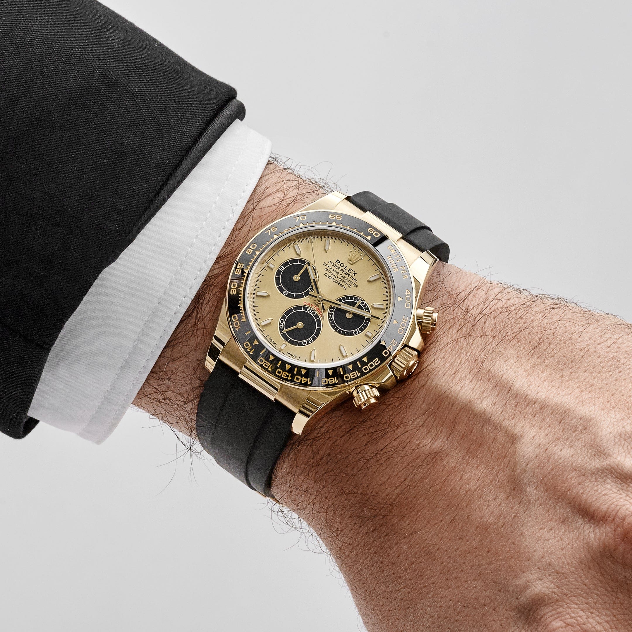 Rolex Daytona 126518LN 'Pikachu' Yellow Gold Champagne Black Dial (2024)