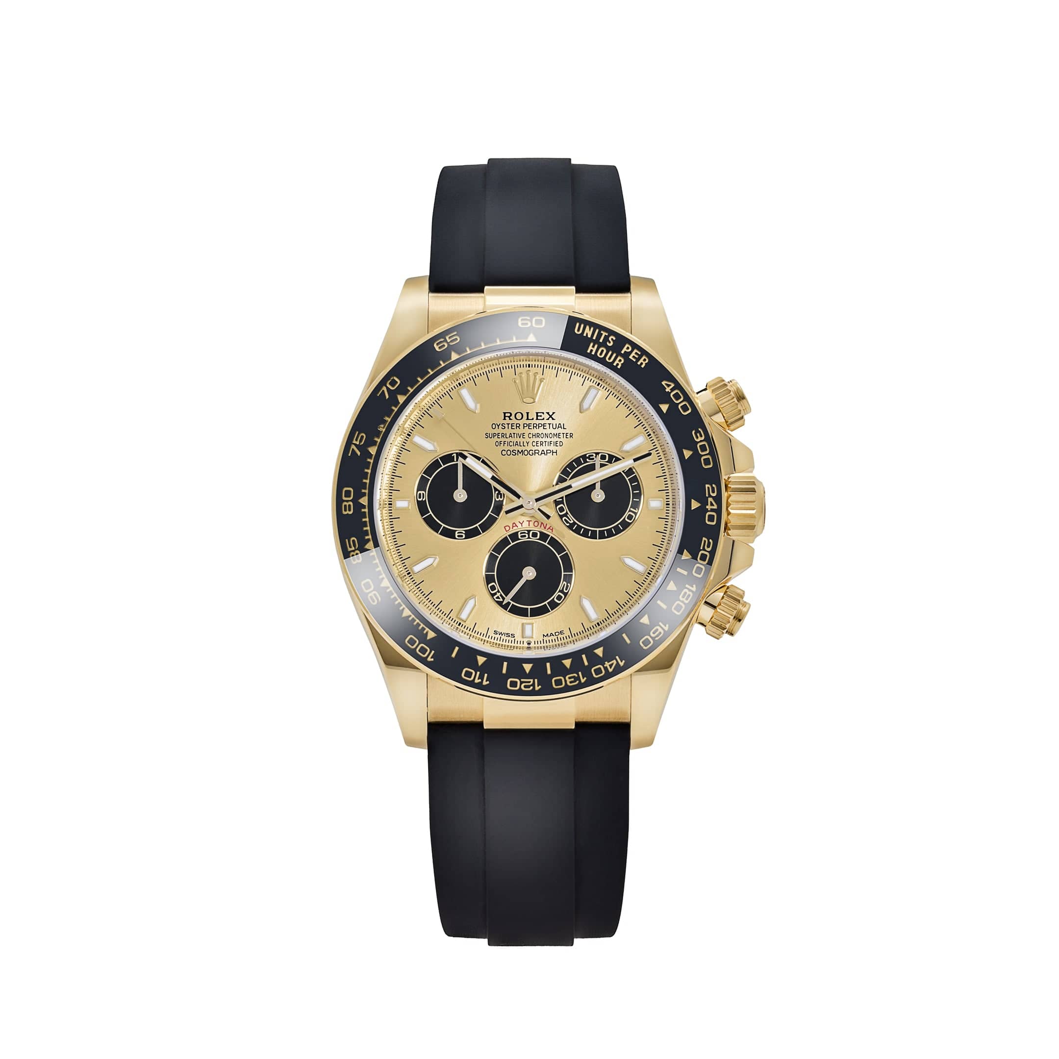 ROLEX DAYTONA クロノグラフ掛時計 Rolex Daytona 126518LN Yellow Gold Champagne Black Dial (2024