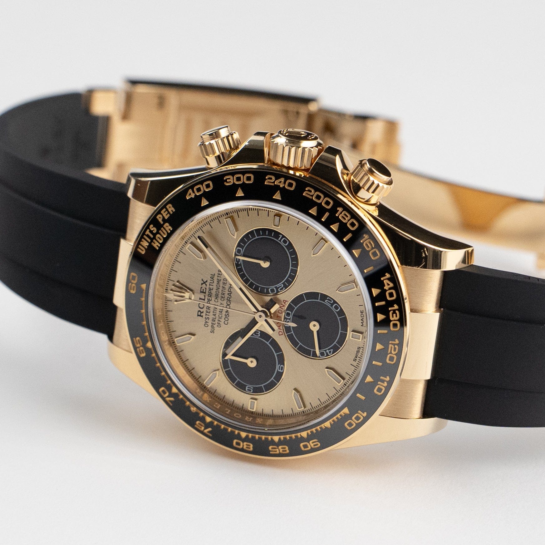 Rolex Daytona 126518LN Yellow Gold Champagne Black Dial (2024