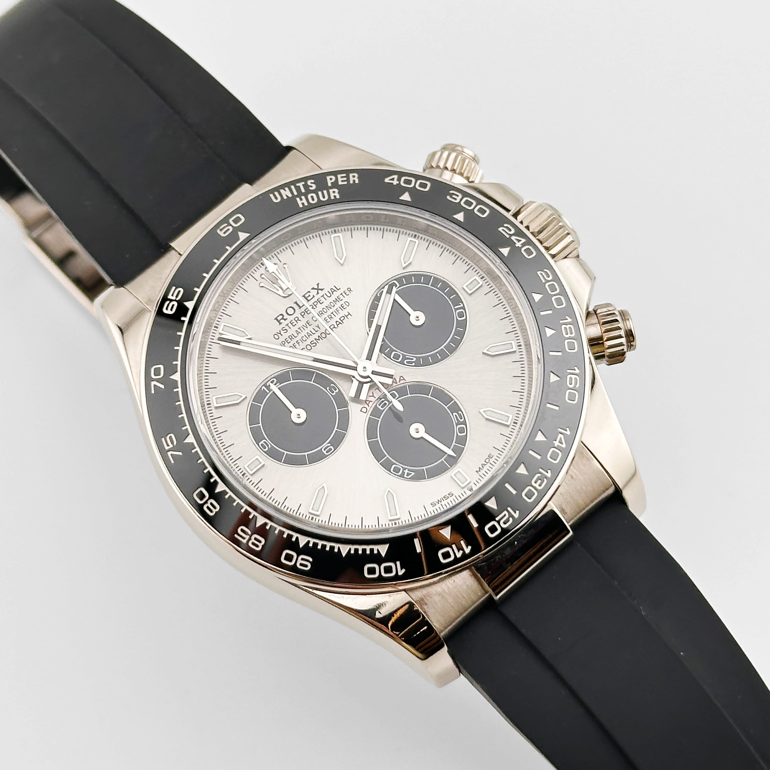 Rolex Daytona 126519LN 'Ghost' White Gold Steel and Bright Black