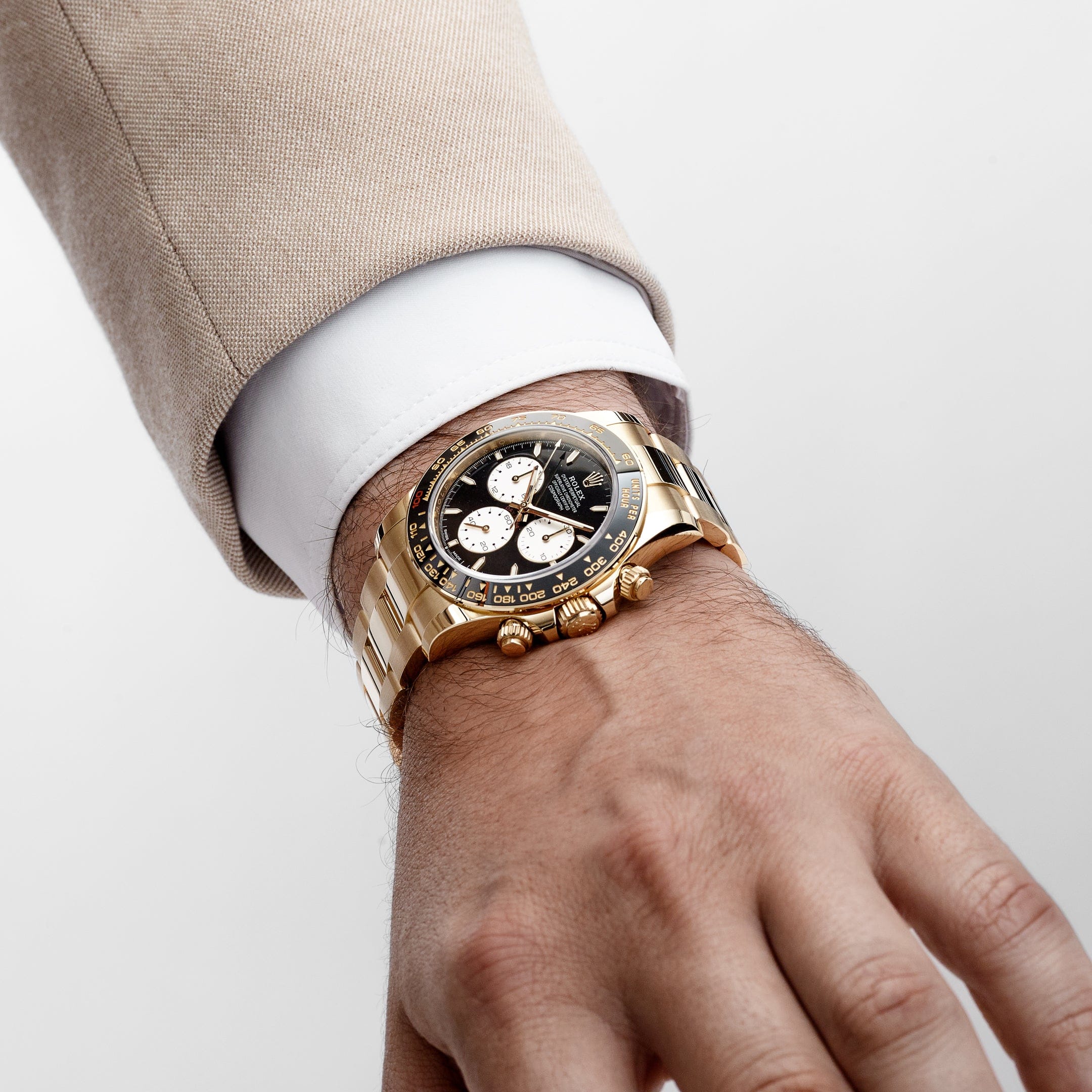 Rolex Daytona 126528LN 'Le Mans' Yellow Gold Black Dial (2024)