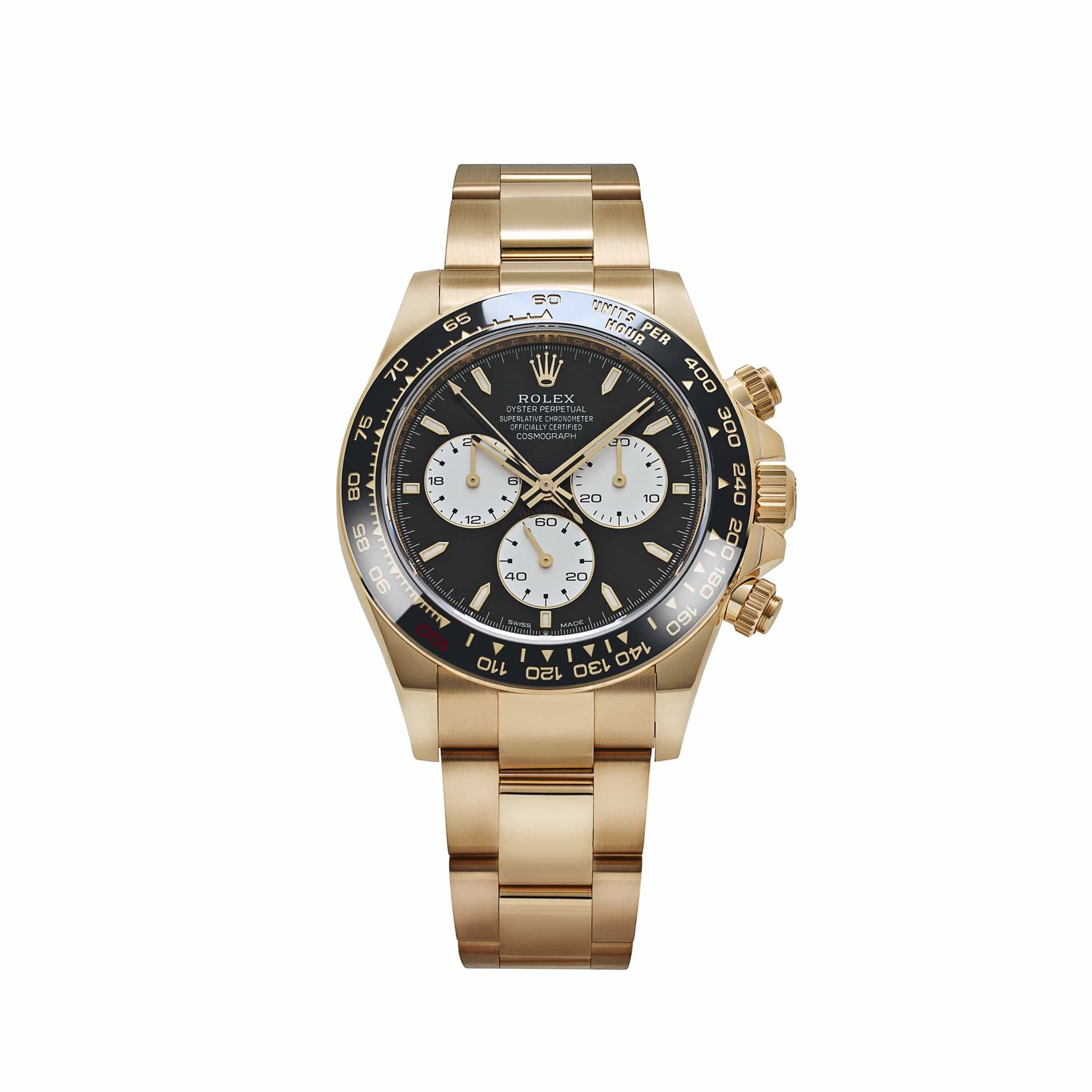 Rolex Daytona 126528LN 'Le Mans' Yellow Gold Black Dial – Wrist