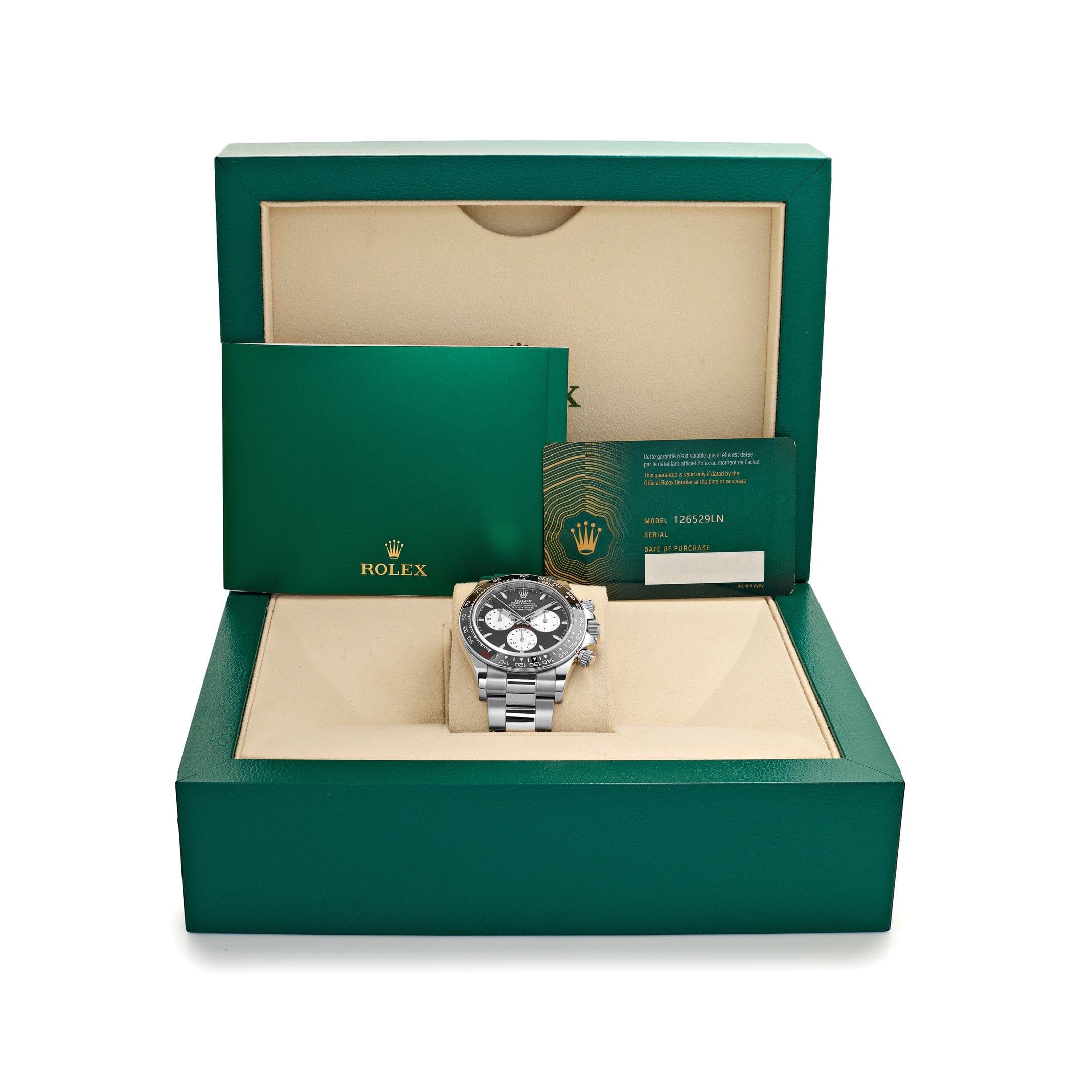 Rolex Daytona 126529LN 'Le Mans' White Gold Black Dial – Wrist