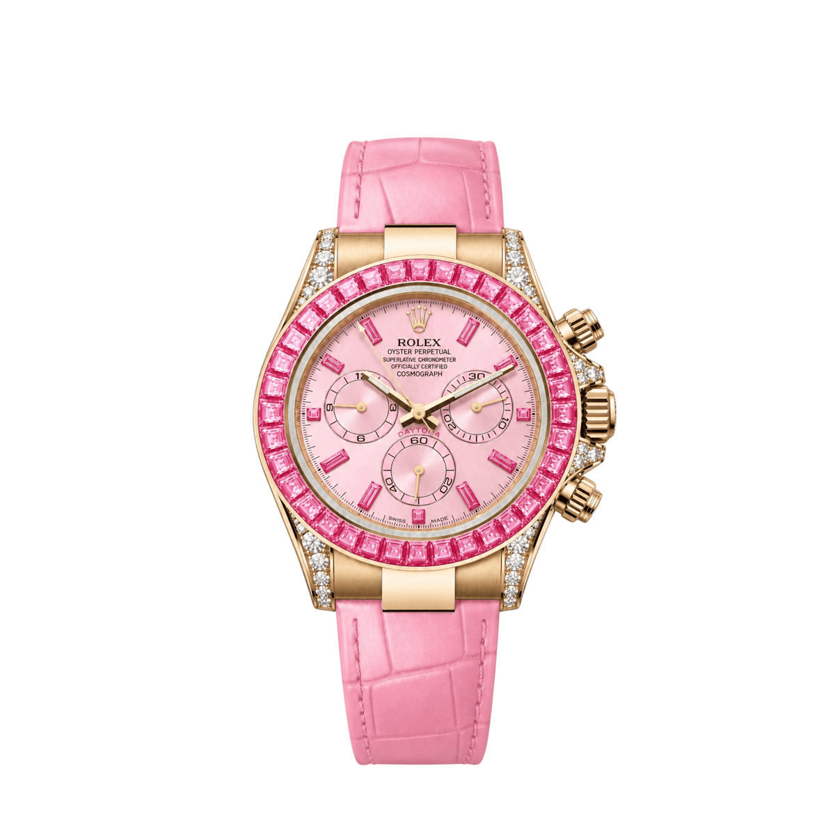 Rolex Daytona 126538TRO 'Barbie' Yellow Gold Pink Baguette Sapphire Dial and Bezel (2026)