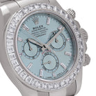 Rolex Daytona 126576TBR Platinum Ice Blue Diamond Dial Diamond Bezel (2025)