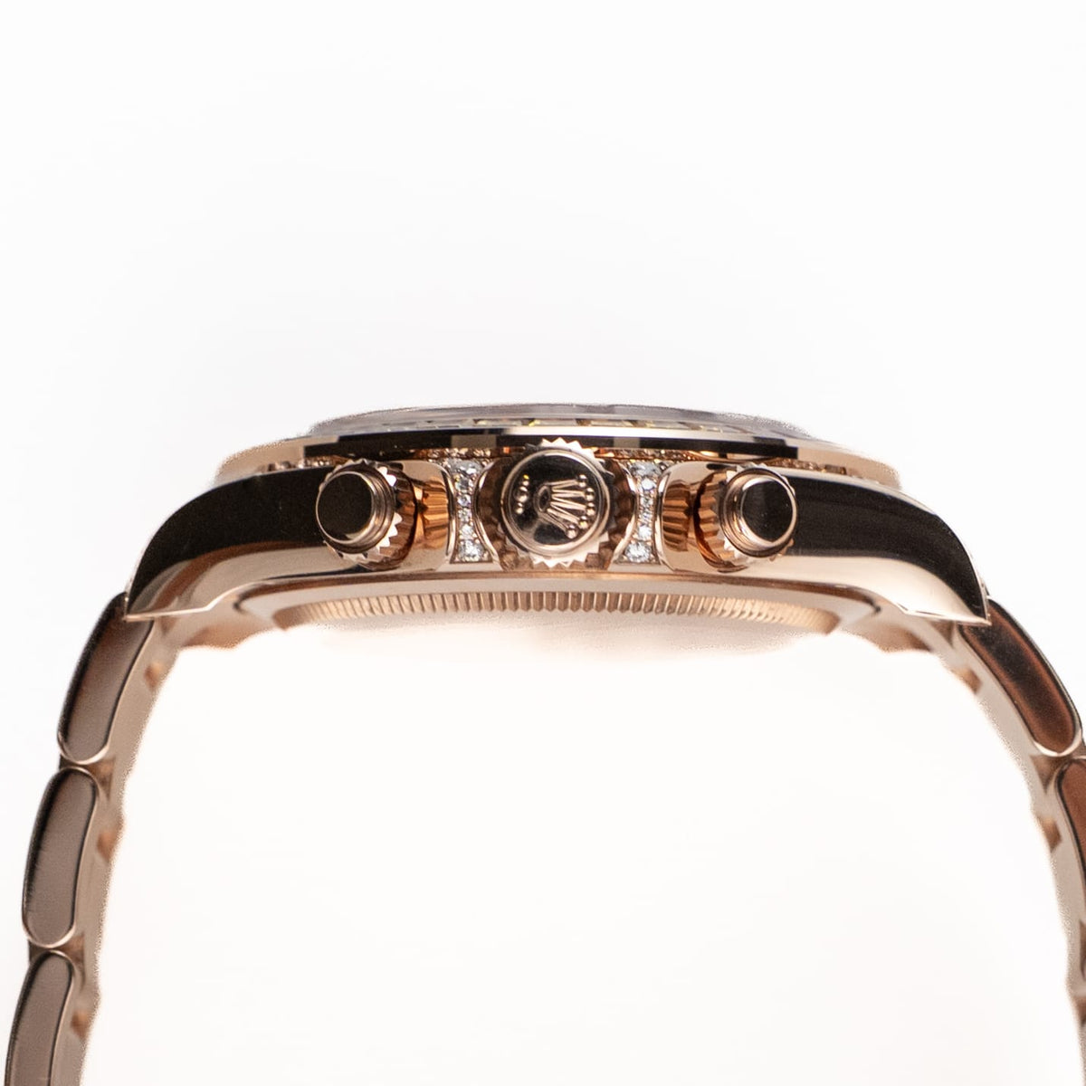 Rolex Daytona 126595RBOW 'Rainbow' Rose Gold Pave Diamond Dial Sapphire Bezel (2024)