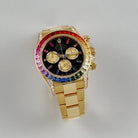 Rolex Daytona 126598RBOW 'Rainbow' Yellow Gold Black Dial Sapphire Bezel (2025)