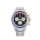 Rolex Daytona 126599RBOW 'Rainbow' White Gold Black Dial Sapphire Dial Sapphire Bezel Oyster