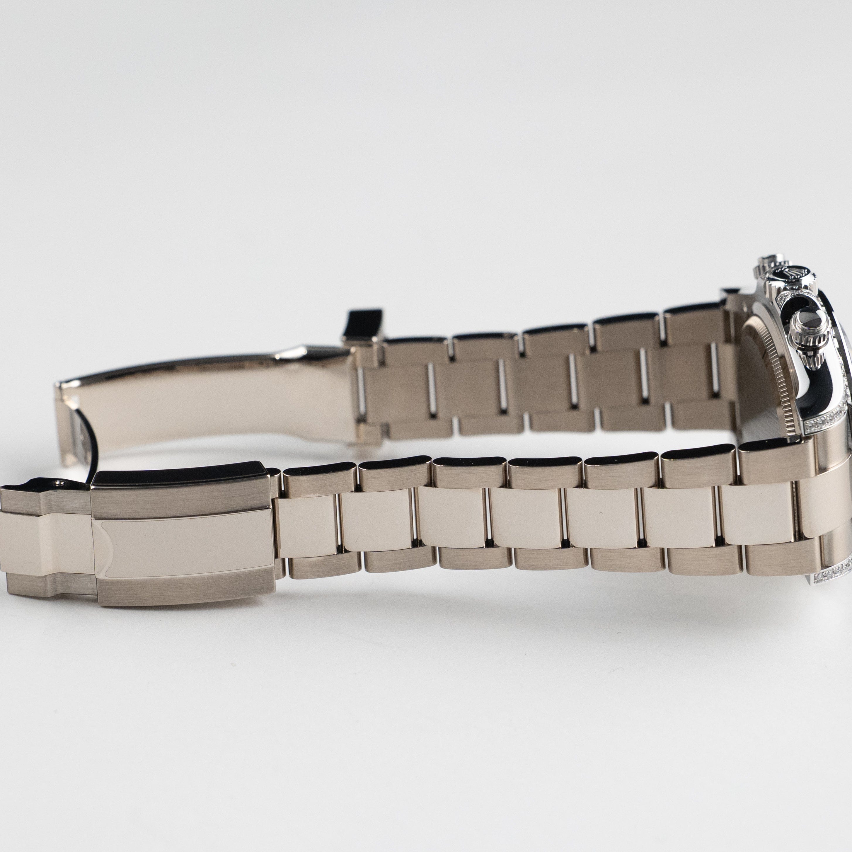 Rolex Daytona 126599TSA White Gold Silver Sheen Obsidian Dial Sapphire Bezel (2025)