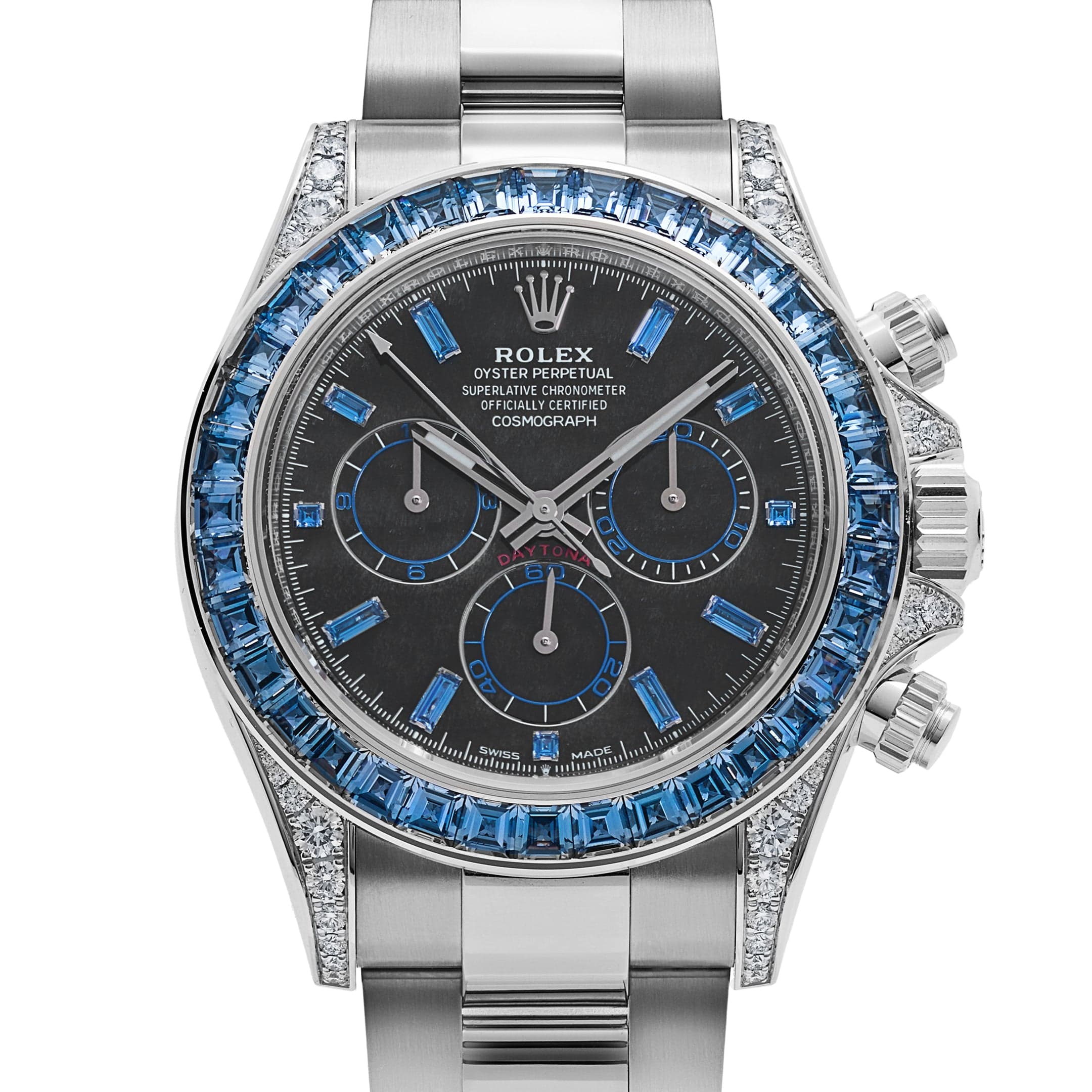 Rolex Daytona 126599TSA White Gold Silver Sheen Obsidian Dial