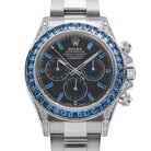 Rolex Daytona 126599TSA White Gold Silver Sheen Obsidian Dial Sapphire Bezel (2025)