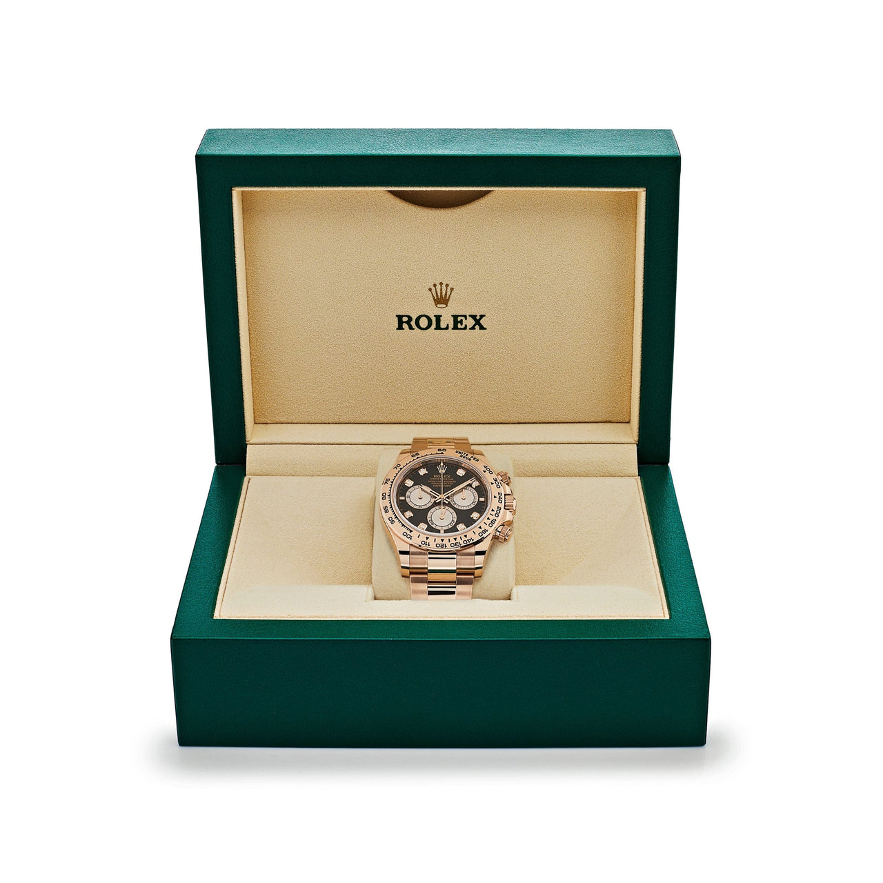 Rolex Daytona Cosmograph 126505 Rose Gold Black Diamond Dial (2023)