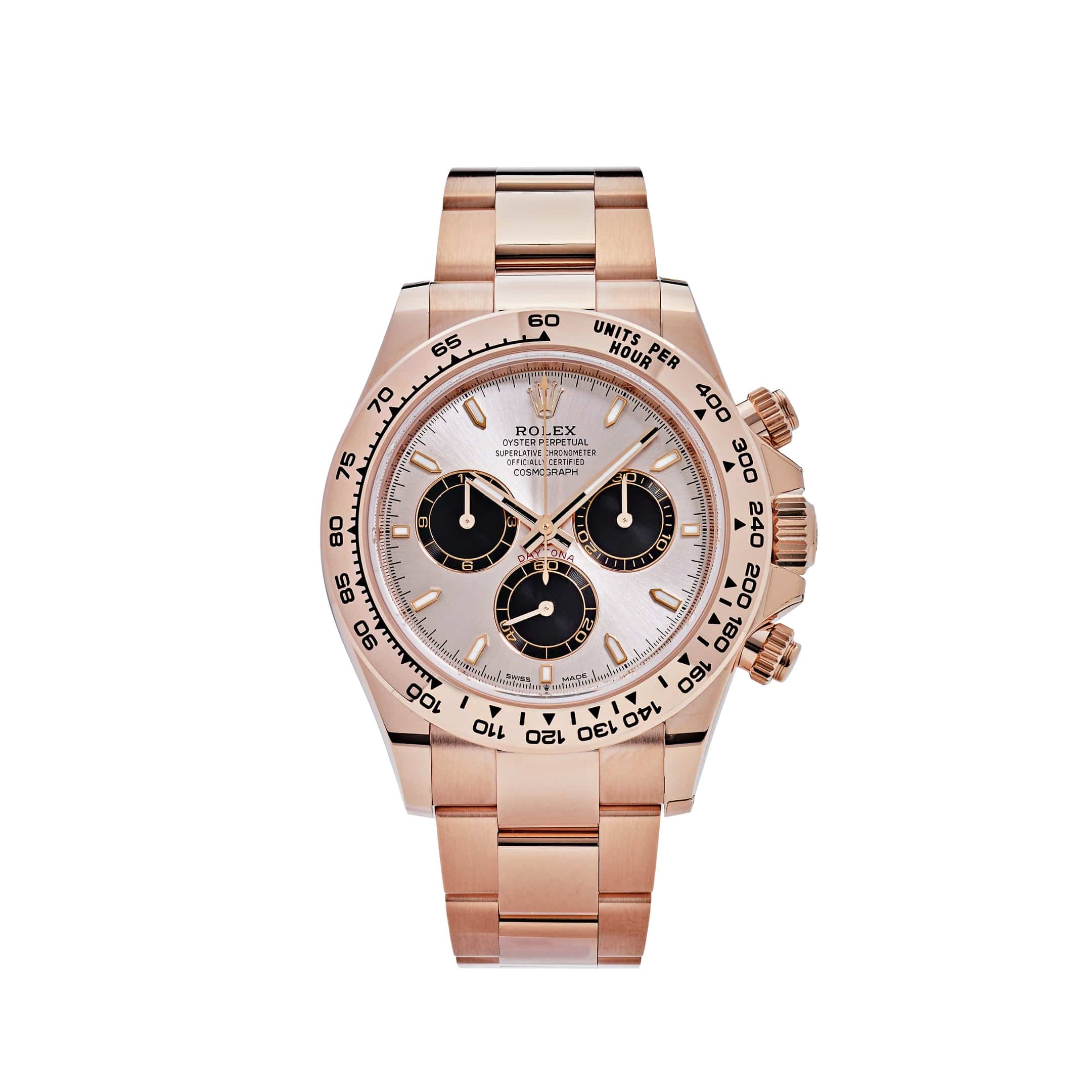 Rolex Daytona Cosmograph Rose Gold Sundust Dial 126505 Wrist Aficionado