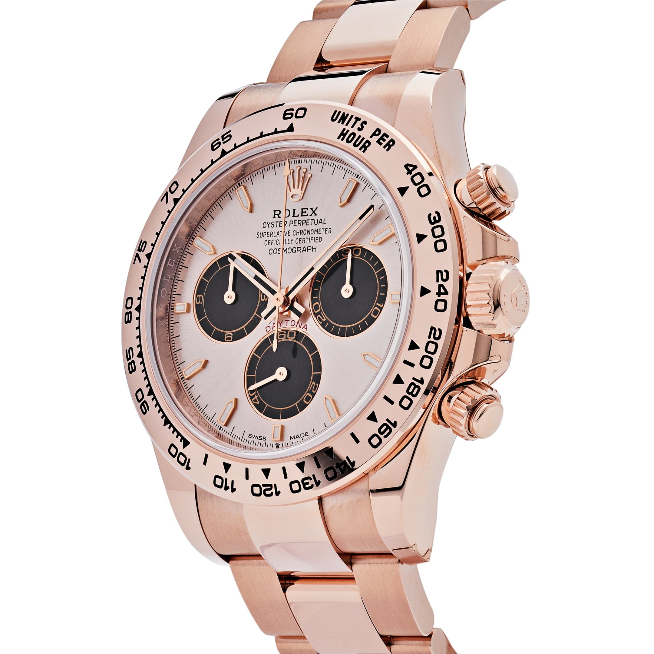 Rolex Daytona Cosmograph Rose Gold Sundust Dial 126505 Wrist Aficionado