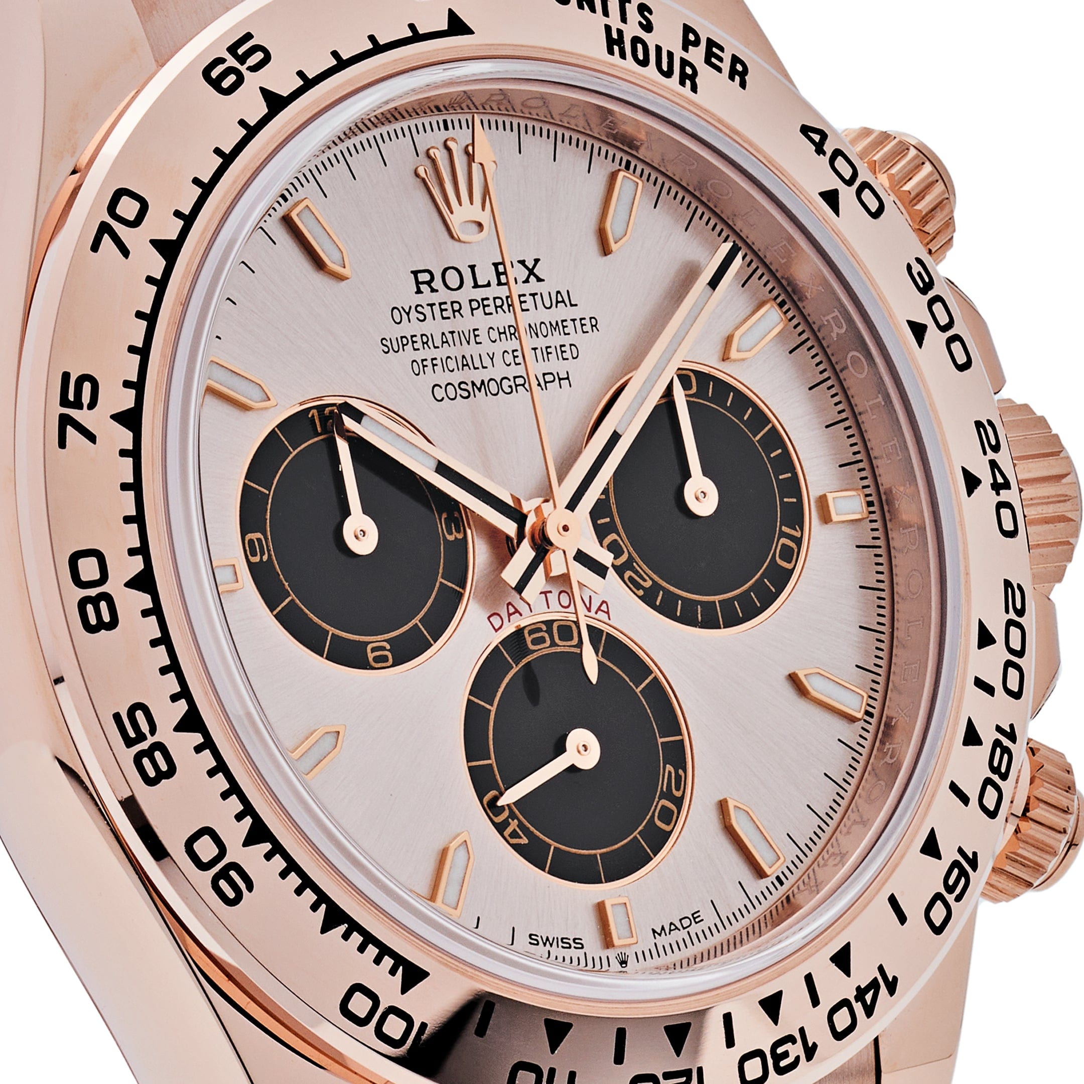 Rolex Daytona Cosmograph Rose Gold Sundust Dial 126505 Wrist Aficionado