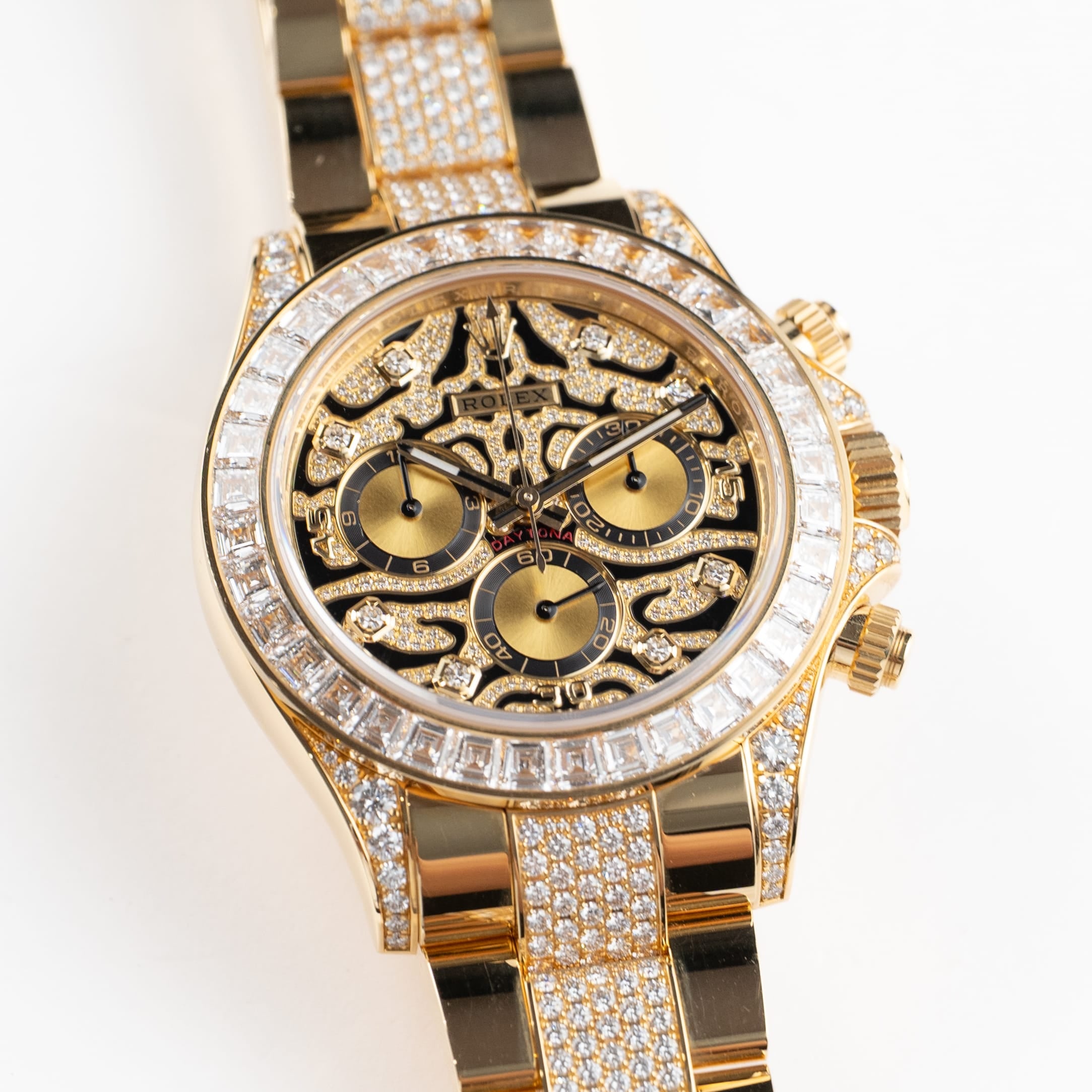 Rolex Daytona 'Eye of the Tiger' 116598TBR Yellow Gold Diamond Accents (2022)