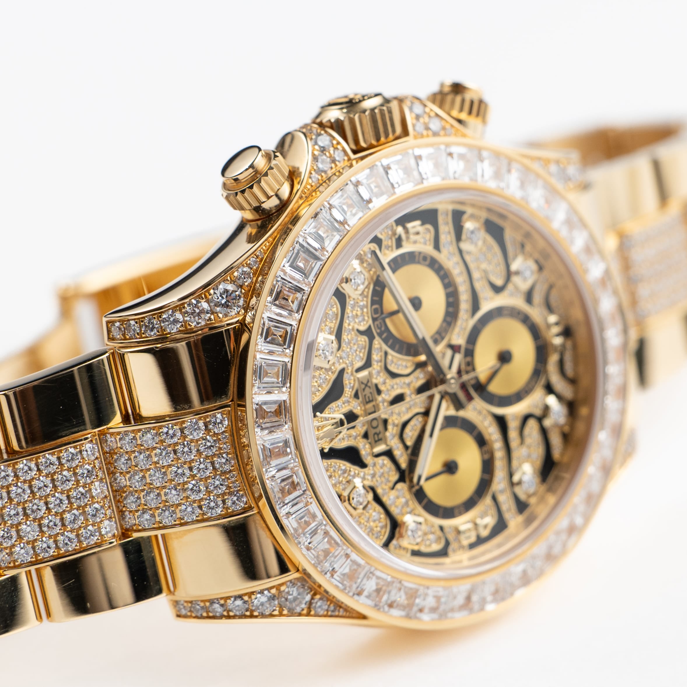Rolex Daytona 'Eye of the Tiger' 116598TBR Yellow Gold Diamond Accents (2022)