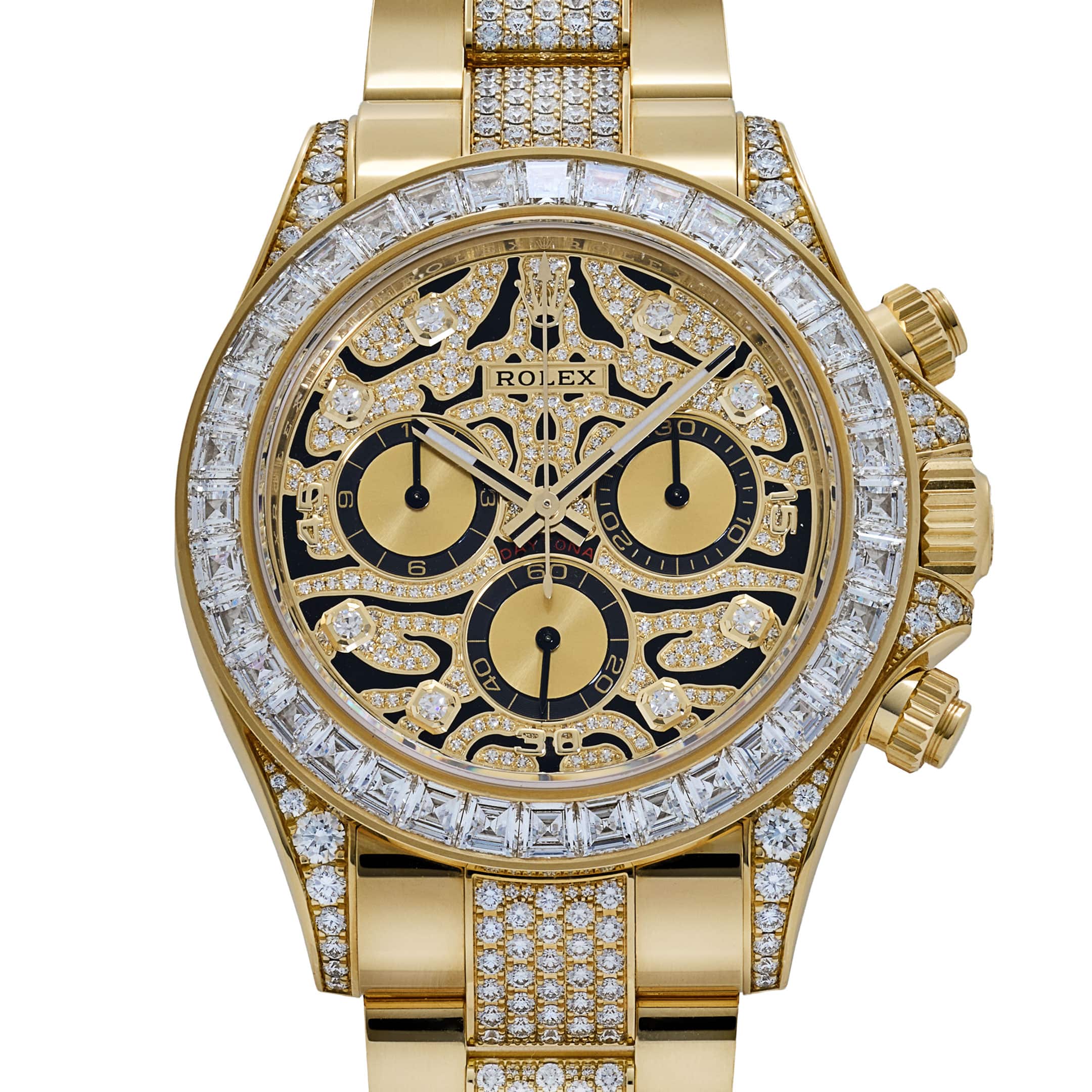 Rolex Daytona 'Eye of the Tiger' 116598TBR Yellow Gold Diamond Accents (2022)