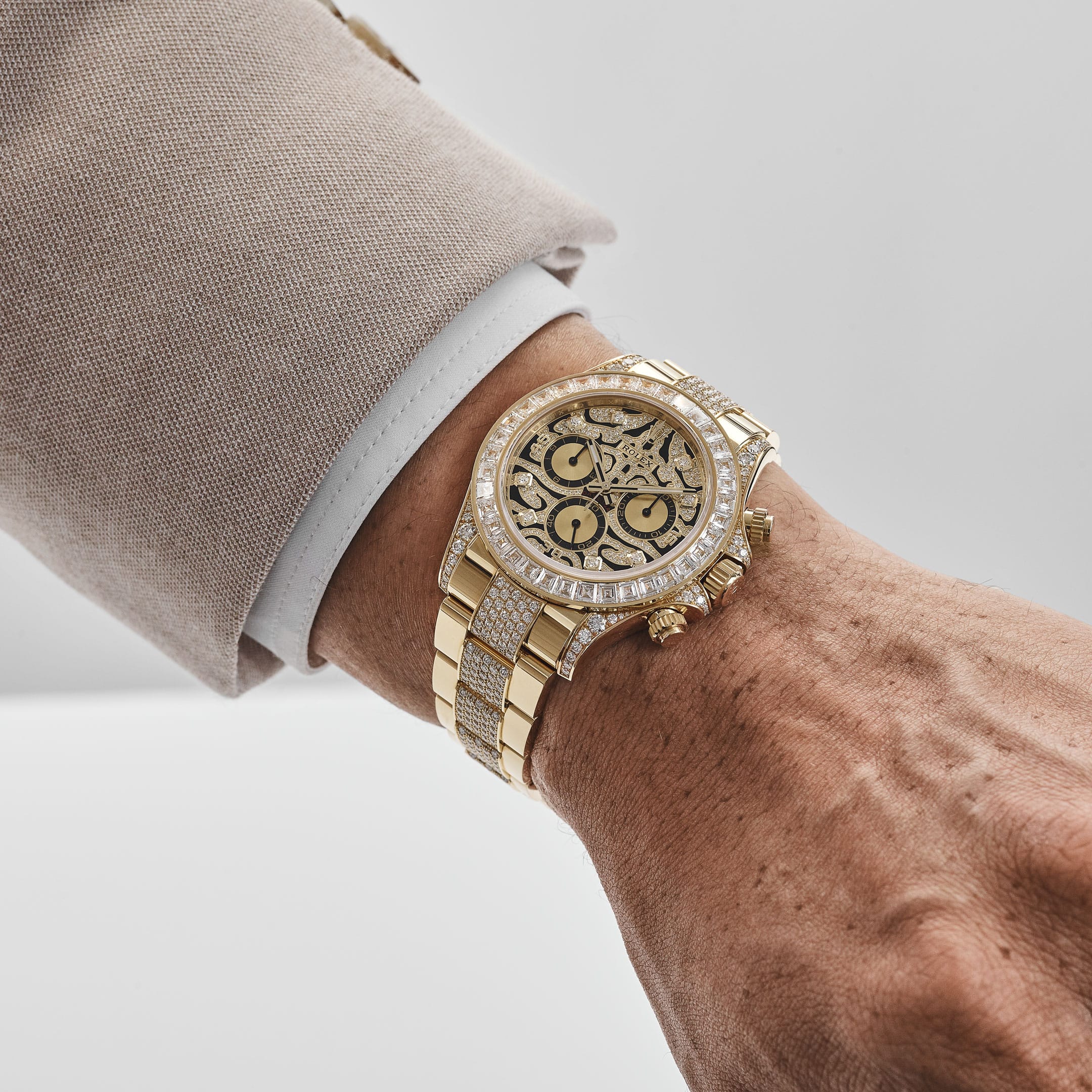 Rolex Daytona 'Eye of the Tiger' 116598TBR Yellow Gold Diamond