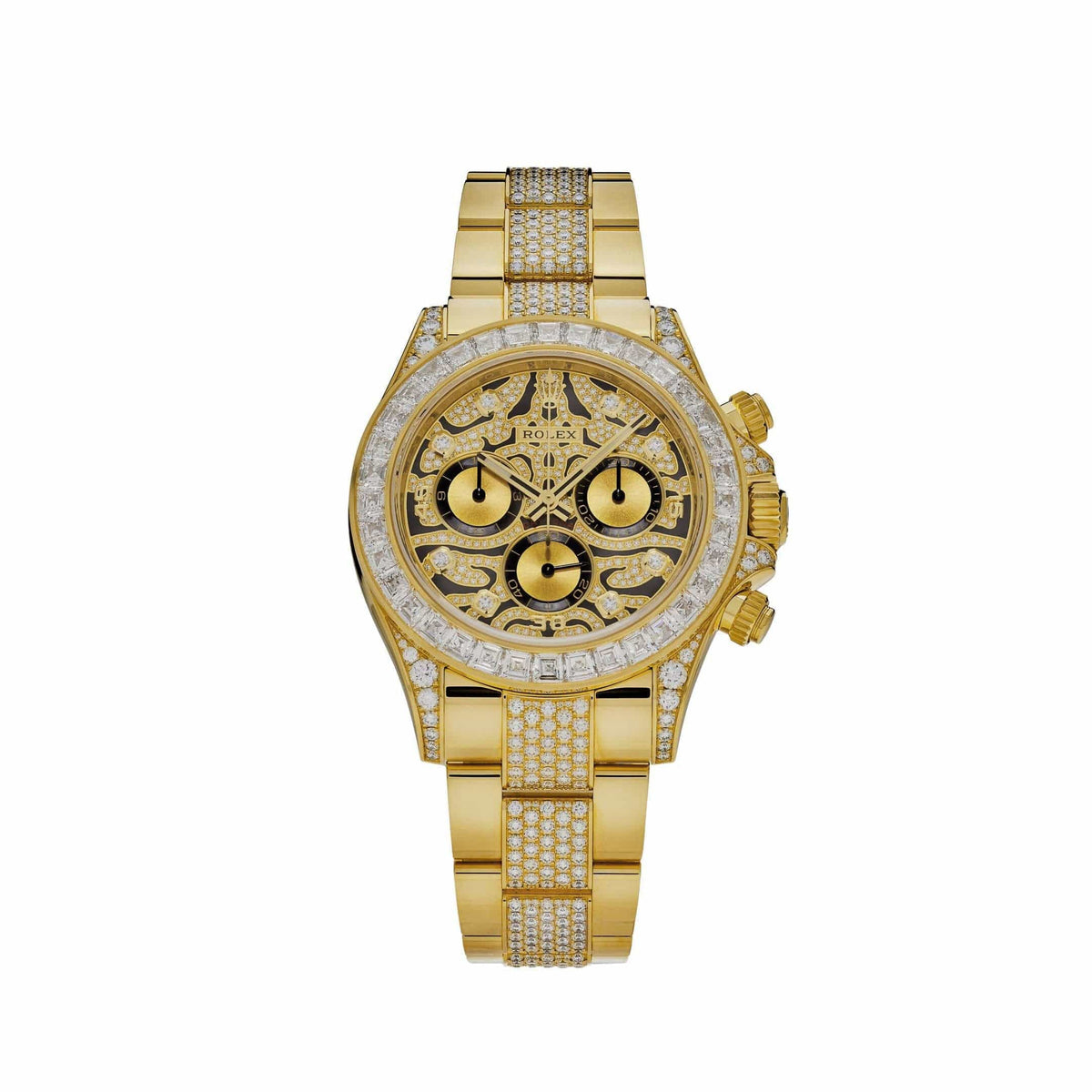 Rolex Daytona 'Eye of the Tiger' 116598TBR Yellow Gold Diamond Accents (2022)