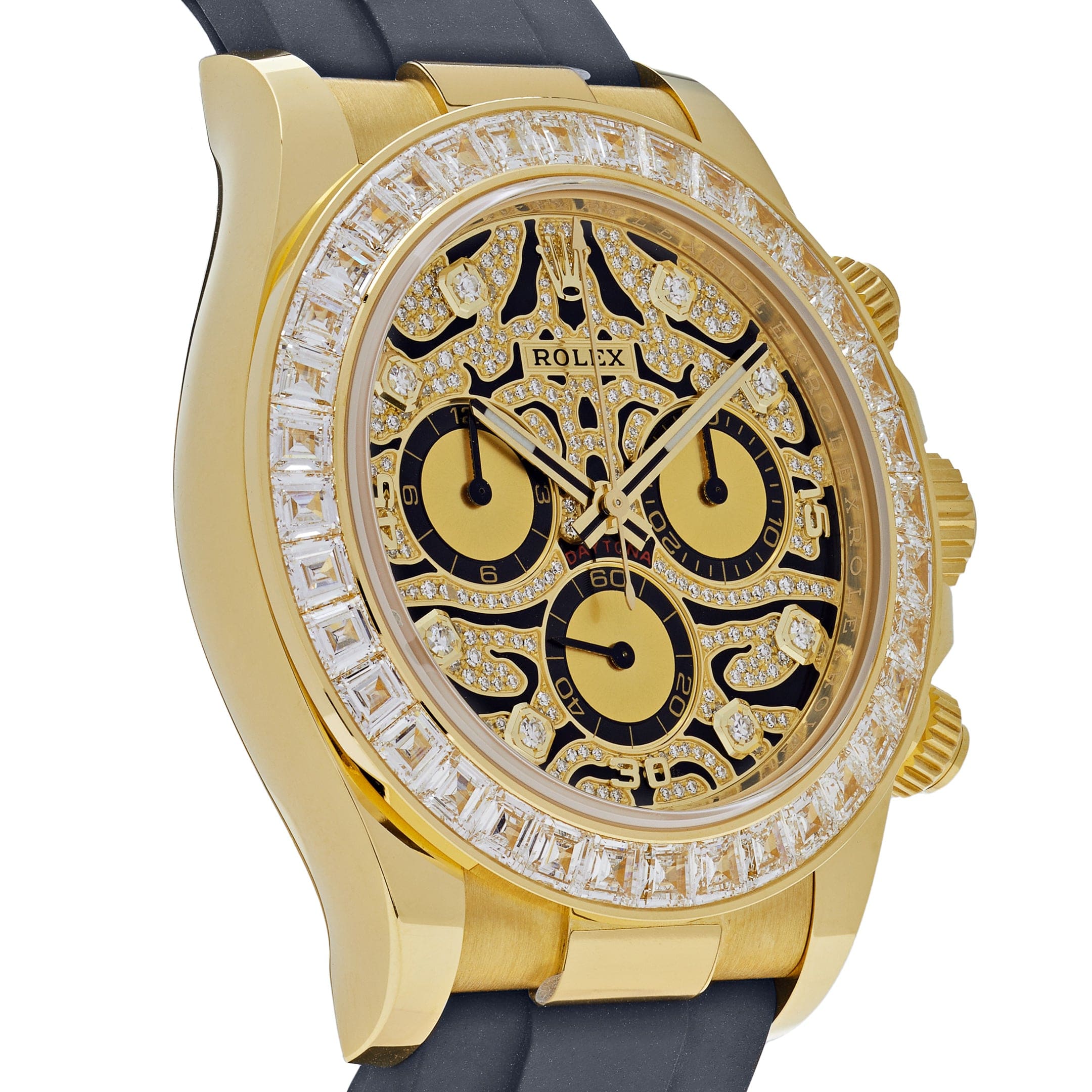 Luxury Watch Rolex Daytona Eye of the Tiger Yellow Gold 116588TBR Wrist Aficionado