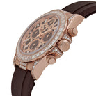 Rolex Daytona 'Giraffe' 126555TBR Rose Gold Chestnut Brown Diamond Dial Diamond Bezel
