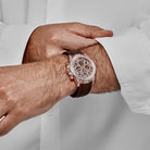 Rolex Daytona 'Giraffe' 126555TBR Rose Gold Chestnut Brown Diamond Dial Diamond Bezel