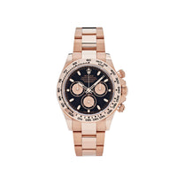 Thumbnail for Luxury Watch Rolex Daytona Rose Gold Black & Pink Dial 116505 (2019) Wrist Aficionado