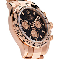 Thumbnail for Luxury Watch Rolex Daytona Rose Gold Black & Pink Dial 116505 (2020) Wrist Aficionado