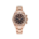 Luxury Watch Rolex Daytona Rose Gold Chocolate Brown Dial 116505 Wrist Aficionado