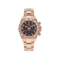 Thumbnail for Luxury Watch Rolex Daytona Rose Gold Chocolate Brown Dial 116505 Wrist Aficionado