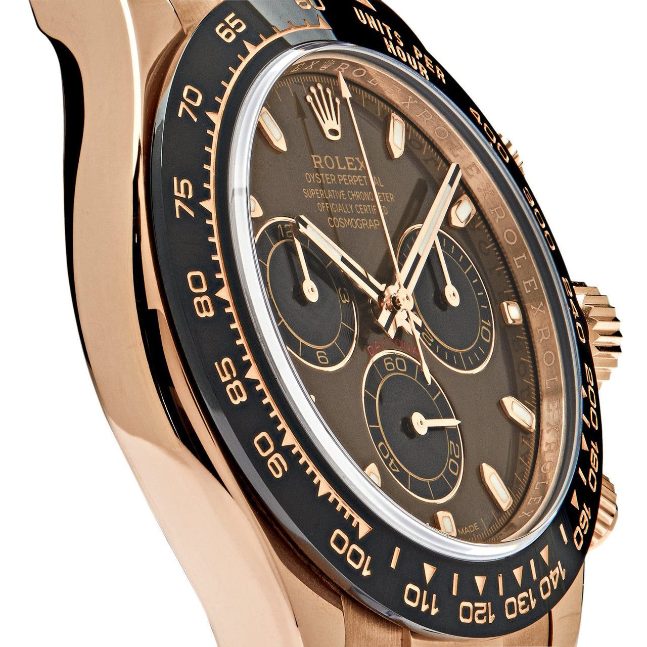 Luxury Watch Rolex Daytona Rose Gold Chocolate Dial 116515LN Wrist Aficionado