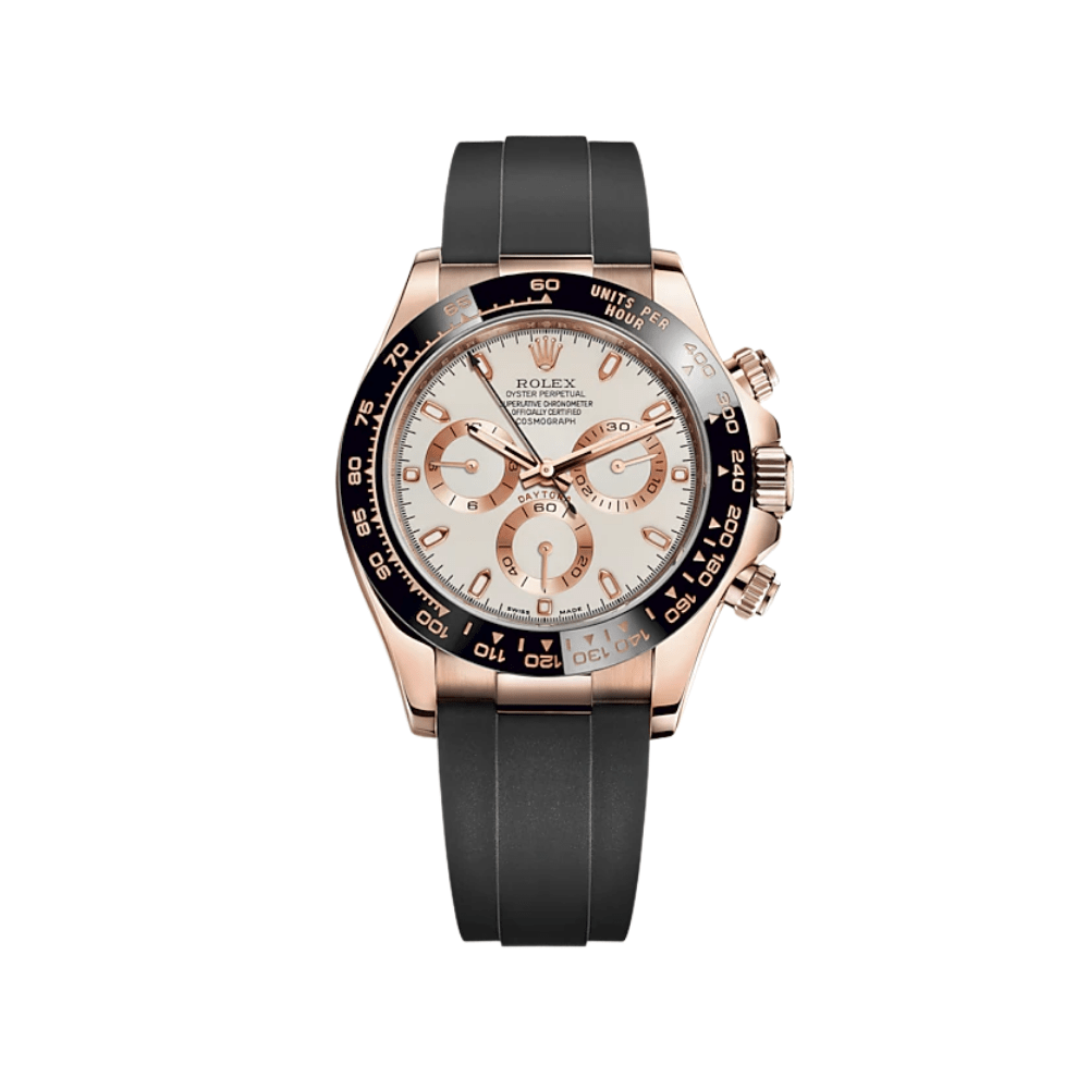 Luxury Watch Rolex Daytona Rose Gold Ivory Dial 116515LN Wrist Aficionado