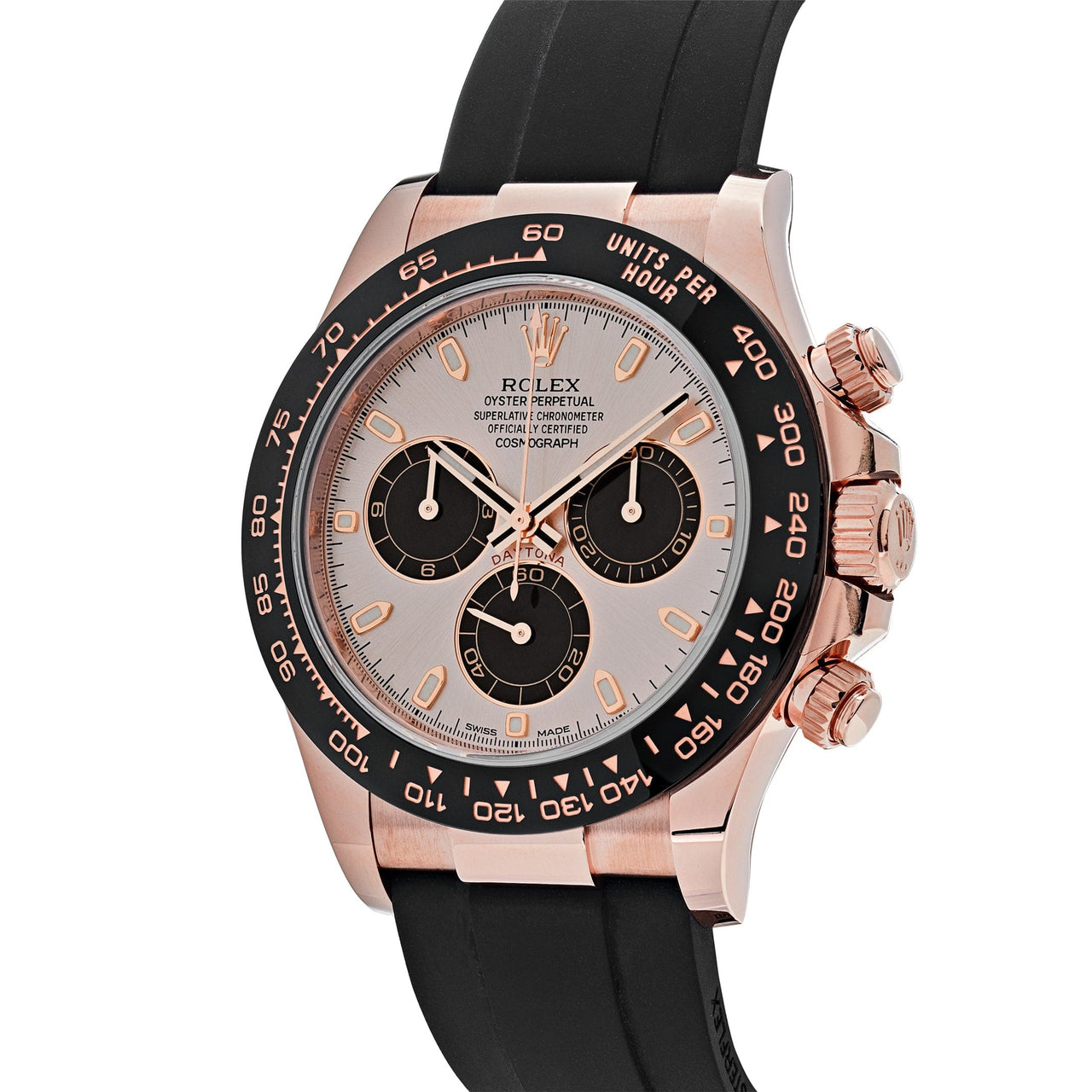 Luxury Watch Rolex Daytona Rose Gold Sundust & Black Dial 116515LN Wrist Aficionado