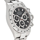 Rolex Daytona Stainless Steel Black APH Dial 40mm 116520 Wrist Aficionado