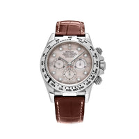 Thumbnail for Rolex Daytona White Gold Rose Mother of Pearl Diamond Dial 116519 Wrist Aficionado