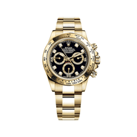 Thumbnail for Luxury Watch Rolex Daytona Yellow Gold Black Diamond Dial 116508 Wrist Aficionado
