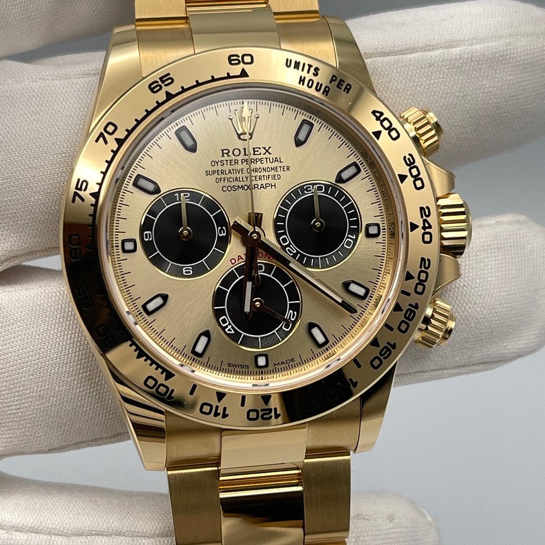 Rolex Daytona 116508 Yellow Gold Champagne Dial – Wrist Aficionado