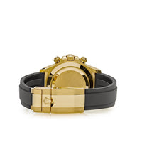 Thumbnail for Luxury Watch Rolex Daytona Yellow Gold Orange Sapphire Bezel Black Diamond Dial 116588SACO Wrist Aficionado